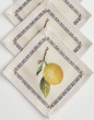 Всесезонная коллекция текстиля Basic / Лимоны в вазе из гобелена - Лимоны в вазе Салфетка 16х16 см 03663
