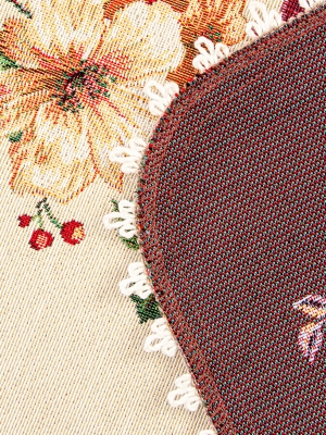 Всесезонная коллекция текстиля Basic / Турин из гобелена - ТУРИН Сэнди Салфетка прямоугольная с тесьмой 48х65 см 00919
