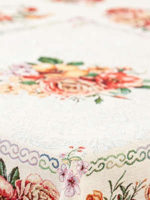 Всесезонная коллекция текстиля Basic / Розовый сад Распродажа из гобелена - Розовый сад Салфетка 100х100 см 02840