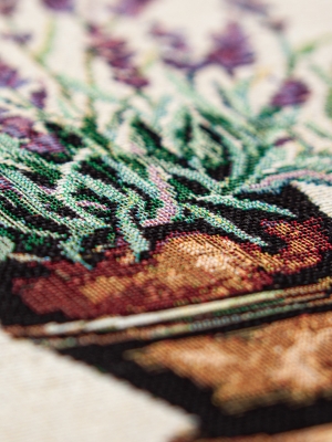 Всесезонная коллекция текстиля Basic / Лаванда смальта из гобелена - Лаванда смальта Салфетка 35х100 см 4413