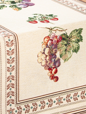 Всесезонная коллекция текстиля Basic / Ягоды из гобелена - Ягоды Салфетка 44х140 см 05172