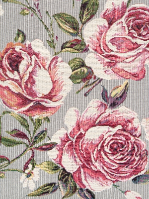 Всесезонная коллекция текстиля Basic / Розы для мамы Распродажа из гобелена - РАСПРОДАЖА Розы для мамы Сепия Наволочка 45х45 см 05205