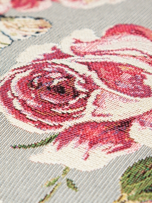 Всесезонная коллекция текстиля Basic / Розы для мамы Распродажа из гобелена - РАСПРОДАЖА Розы для мамы Сепия Наволочка 45х45 см 05205