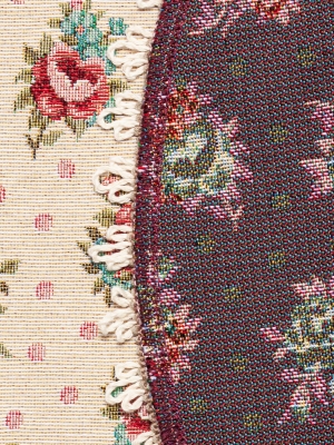 Всесезонная коллекция текстиля Basic / Акварельные цветы из гобелена - Акварельные цветы Розочки Салфетка д50 см 2310551