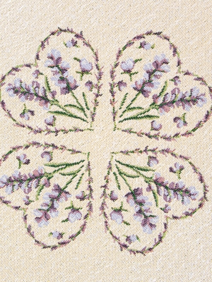 Всесезонная коллекция текстиля Basic / Лаванда лиловая из гобелена - Лаванда лиловая Салфетка 100х100 см 7427