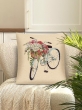 Декоративные подушки / Испанская коллекция из гобелена - Велосипед ромашки Наволочка 42х43 см 0035