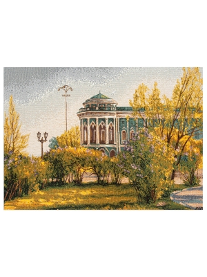 Картины / Екатеринбург из гобелена - 1215-4hK Картина 25х35 см Светлое утро. Ефремов А. В.