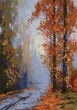 Гобеленовое панно / Цветы и природа из гобелена - 1062-1hP Купон 140х200 Осенний лес 1076
