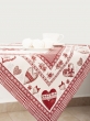 Испанский текстиль / Сердечки из гобелена - Сердечки Салфетка 100х100 см 1541 Распродажа