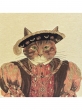 Купоны / Коллекция коты и собаки в исторических костюмах из гобелена - Граф 5446-3hK Купон 50х50см 2855