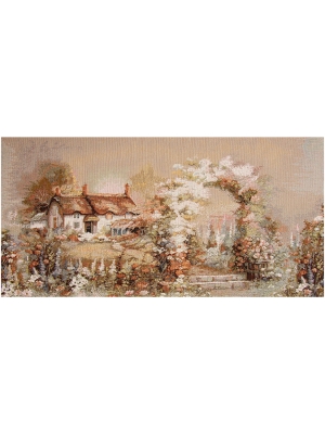 Купоны / Пейзаж из гобелена - Цветочный рай Купон 100х50 см 5805