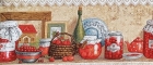 Картины / Натюрморт из гобелена - Бабушкино варенье Картина 35х65 см