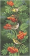 Картины / Африка / Животные и птицы из гобелена - Рябина Картина 35х70 см 6770