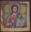 Гобеленовое панно / Гобелены производство Италия из гобелена - Иисус Пантократ Картина 17.5х23 см 8760