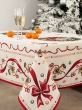 Новогодние товары для дома / Испанская новогодняя коллекция / Красные бантики из гобелена - Красные бантики Скатерть 140х180 см 01045
