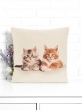 Декоративные подушки / Испанская коллекция из гобелена - Мейн кун Два котенка Наволочка 45х45 см 01503