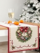Новогодние товары для дома / Испанская новогодняя коллекция / Красные бантики из гобелена - Красные бантики Салфетка 44х140 см 01623