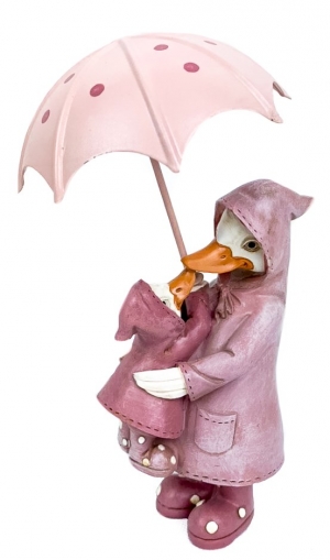 Сувениры из гобелена - 707-549 Фигурка «Утята в розовых дождевиках»