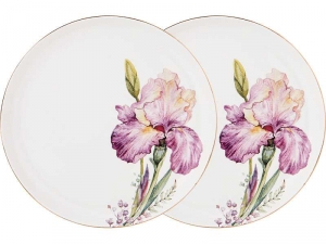 Посуда из гобелена - Набор тарелок обеденных LEFARD "Iris" 2 шт. 24 см 590-349