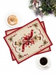 Новогодние товары для дома / Испанская новогодняя коллекция / Красные бантики из гобелена - Красные бантики Комплект салфеток 2шт 35х50 см 05827