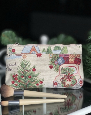 Сумки / Косметички из гобелена - 51 Косметичка Горки 1 21х14х3см 2108184 кольца под ремешок