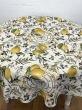 Испанский текстиль / Корсика из гобелена - Корсика Лимоны и маслины Скатерть круг д140 см 09291