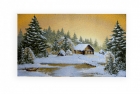 Купоны / Зимняя коллекция из гобелена - Первый снег Купон 35х70 см 2310499