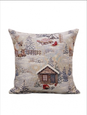 Новогодние товары для дома / Испанская новогодняя коллекция / Северные олени из гобелена - Северные олени Наволочка 45х45 см 2311349 односторонняя