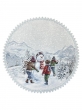 Коллекция Премиум Шенилл / Счастливое детство шенилл из гобелена - Счастливое детство Снеговик Салфетка д45см 2312072 шенилл серебро