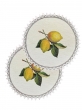 Всесезонная коллекция текстиля Basic / Лимоны в вазе из гобелена - Распродажа Лимоны в вазе Комплект салфеток 2шт круг д27 см кружево 2412541