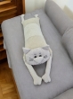 Подушки игрушки из гобелена - Мой котик Подушка Шенил Бежевый/белый 2414243