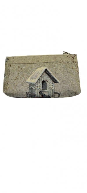 Сумки / Косметички из гобелена - Outlet 51 Косметичка Лесные друзья у кормушки 21х14х3см 2517594