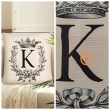 Всесезонная коллекция текстиля Basic / Кирилица NEW из гобелена - Outlet Кириллица К Наволочка 45х45 см 2518303
