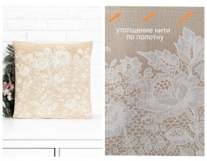 Всесезонная коллекция текстиля Basic / Бельгийское кружево NEW из гобелена - Outlet Бельгийское кружево Наволочка беж 45х45 см 2518771
