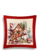Новогодние товары для дома / Испанская новогодняя коллекция / Время сказочных затей NEW из гобелена - Время сказочных затей Мишка Наволочка 45х45 см б/л 2519083 New
