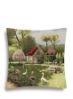 Всесезонная коллекция текстиля Basic / Сказочные домики NEW из гобелена - Сказочные домики Птицы Наволочка 44х44 см 2519107 б/л NEW