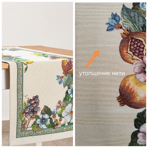 Всесезонная коллекция текстиля Basic / Фруктовый сад из гобелена - Outlet Фруктовый сад Салфетка 40х100 см 2519153