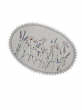 Всесезонная коллекция текстиля Basic / Ромашки меланж NEW из гобелена - Ромашки меланж Гладкий фон Салфетка овал 34х50 см 2520082