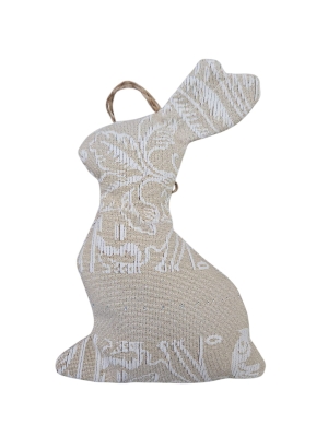 Пасхальная коллекция / Салфетки и наволочки разного размера, декоративные изделия из гобелена - Зайчик подвес Узор 22х12 см 2520161