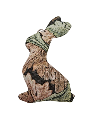 Пасхальная коллекция / Салфетки и наволочки разного размера, декоративные изделия из гобелена - Зайчик подвес Дубовые листья 22х12 см 2520164