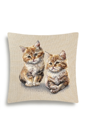 Кошкииз гобелена Сибирская кошка котята Наволочка 45х45 см 2520188 NEW Декоративные наволочки / Кошки из гобелена - Сибирская кошка котята Наволочка 45х45 см 2520188 NEW