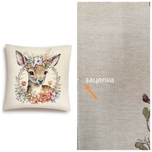 Декоративные наволочки / Животные и птицы из гобелена - Outlet Акварелика Бэмби Наволочка 45х45 см 2520230 NEW