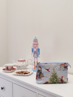 Сумки / Косметички из гобелена - 1045 Косметичка Семь гномов 1 25х16х6 см 2621842 кольца под ремешок