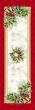 Новогодние товары для дома / Испанская новогодняя коллекция / Елочные украшения New из гобелена - Елочные украшения Колокольчики уголок КБ Салфетка 44х140 см БЛ 2622377 