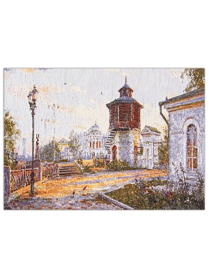 Картины / Екатеринбург из гобелена - Весеннее утро Ефремов А. Картина 43х63 см 2622444 жемчужная рама