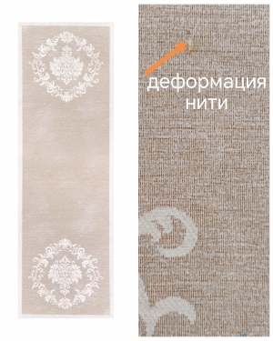 Коллекция Премиум Шенилл / Аура New из гобелена - Outlet Аура беж Салфетка 45х135 см 2622642