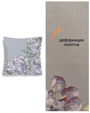 Всесезонная коллекция текстиля Basic / Дельфиниум из гобелена - Outlet Дельфиниум справа Наволочка СЕРЫЙ 45х45 см 2623228