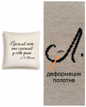 Всесезонная коллекция текстиля Basic / Цитаты NEW из гобелена - Outlet Цитата Счастлив Наволочка 45х45 см 2623314