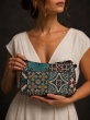 Сумки / Сумка через плечо из гобелена - Сумка женская 880 Марроканская мозаика Ультрафиолет 25х16х2 см 2623346