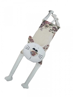 Подушки игрушки из гобелена - Мой котик Подушка Мини Шенил ЗС №1 10х17х46 см 2623399